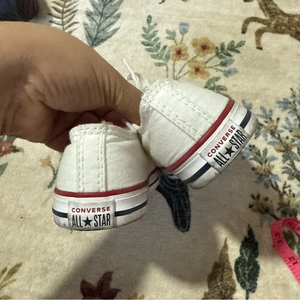 Converse Classic White Kids Sneakers size 9